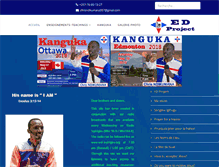 Tablet Screenshot of chrisndikumana.org